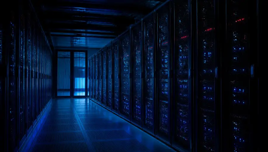 Çözüm Elektronik tarafından yönetilen kurumsal veri merkezi koridoru